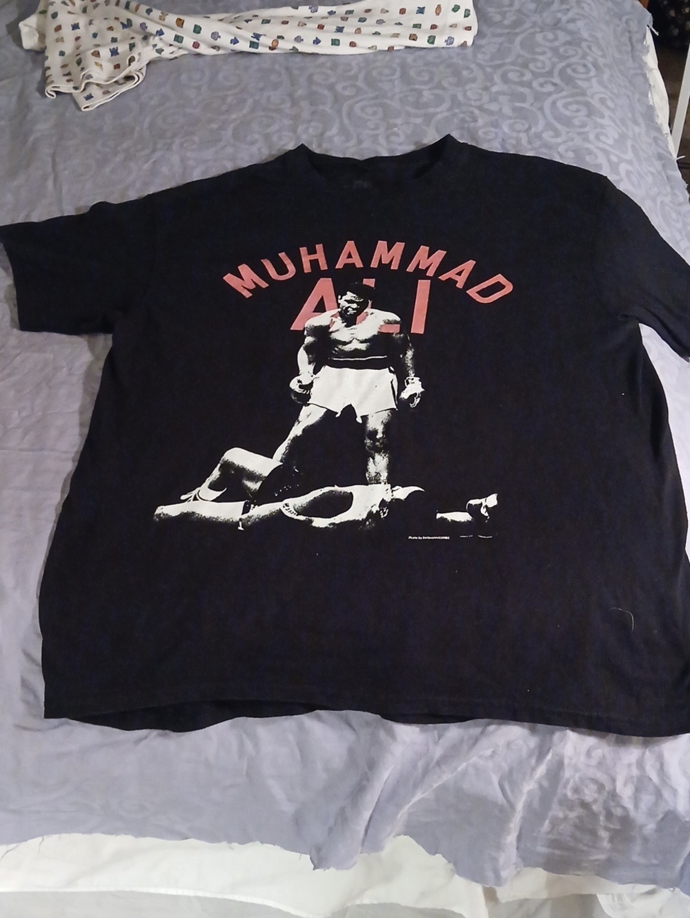Black Graphic Short-Sleeve Men's T-Shirt - Muhammad Ali Print